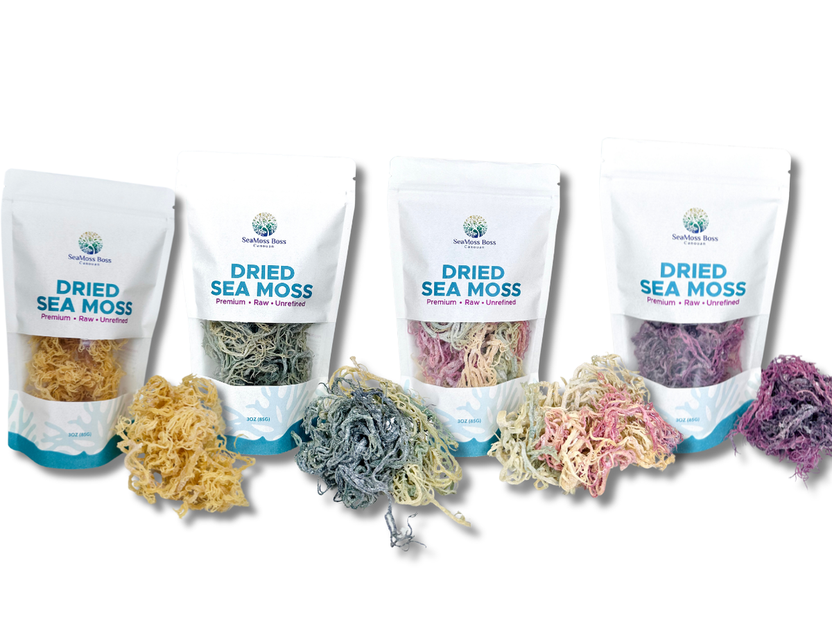 All Variety SeaMoss Bundle -  (Gold, Green, Purple & Full Spectrum)