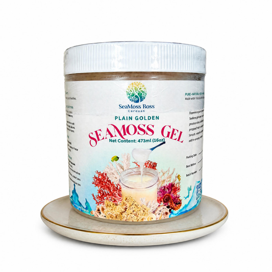 Plain Gold SeaMoss Gel 16oz