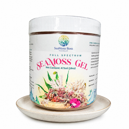 Plain Full Spectrum SeaMoss Gel 16oz