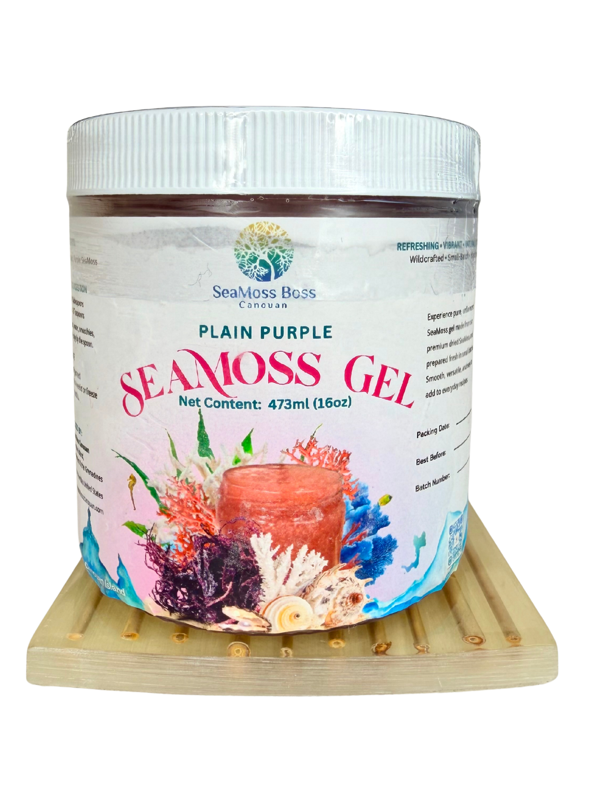 Plain Purple SeaMoss Gel 16oz