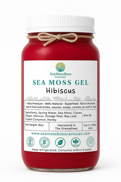 Hibiscus SeaMoss Gel