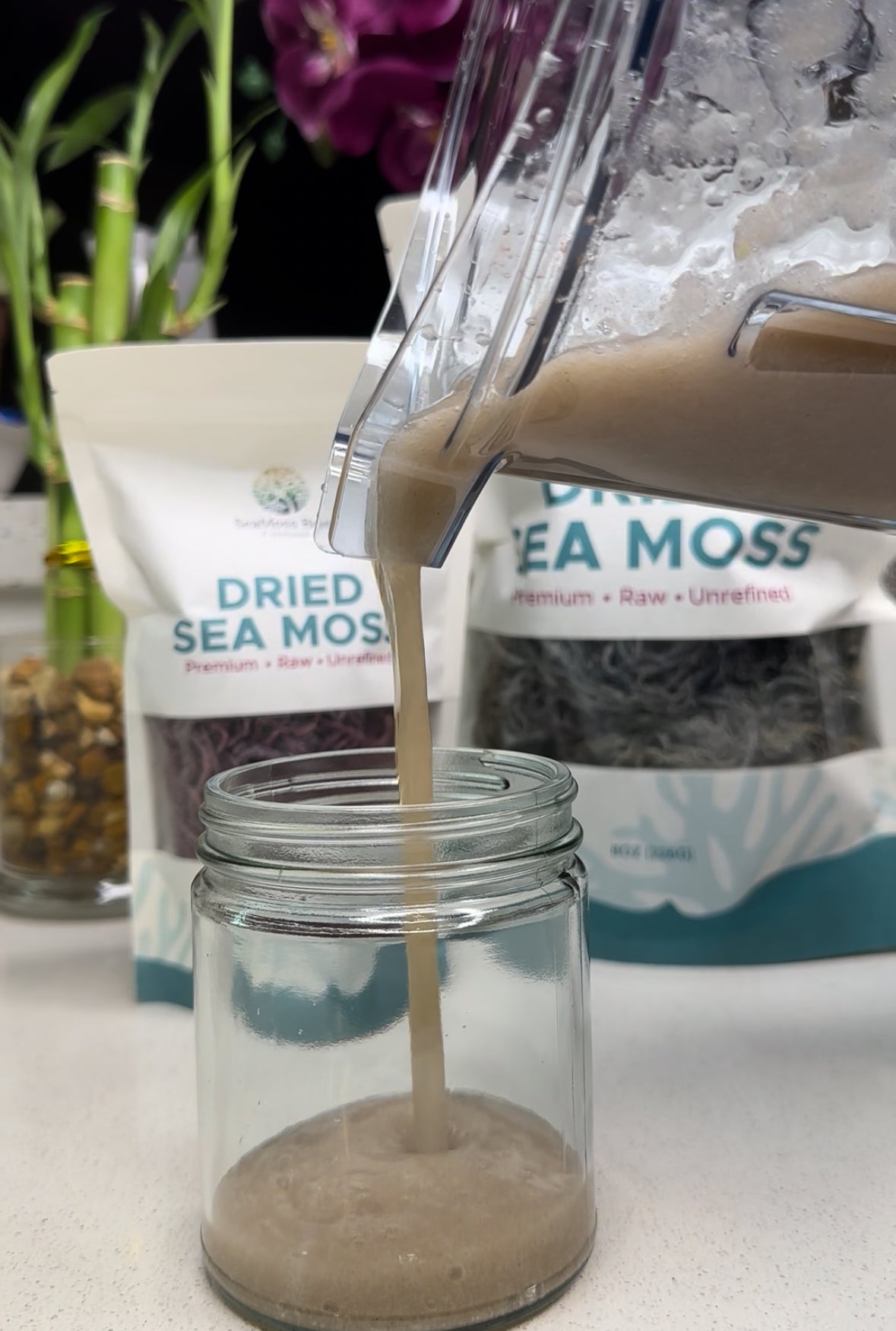 Soursop leaf infused Sea Moss Gel DIY kit | Makes 32oz Gel