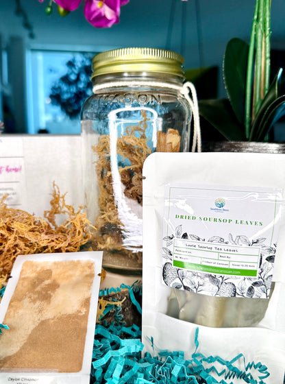 Soursop leaf infused Sea Moss Gel DIY kit